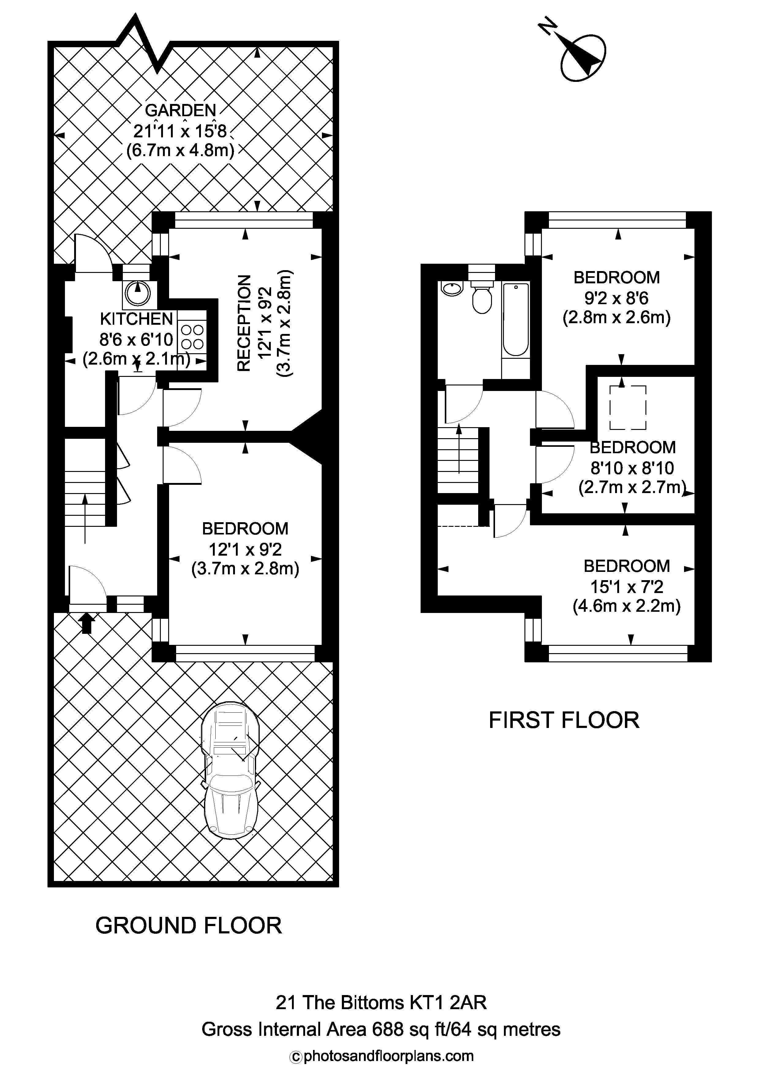 4 Bedrooms Terraced house to rent in The Bittoms, Central Kingston, Kingston Upon Thames KT1